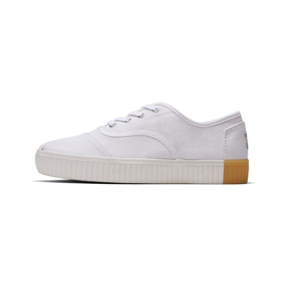 Toms - Canvas Cordones White, vegane Sneaker