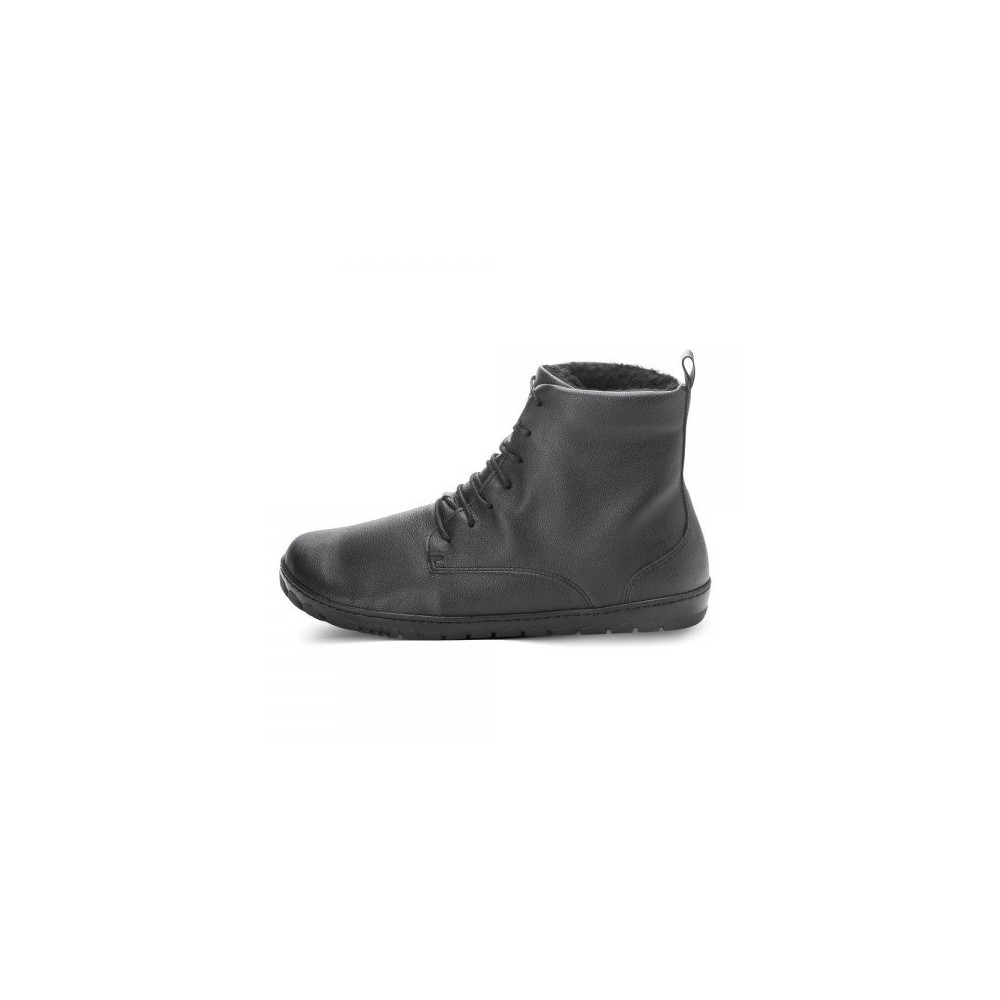 Zaqq - gefütterter Barfußschuh Winter Black