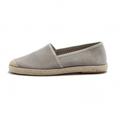 Grand Step Shoes - Evita Perforated Grey, vegane Schuhe