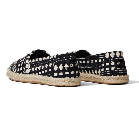 Toms - Black Global Woven, vegane Sommer-Schuhe für Frauen