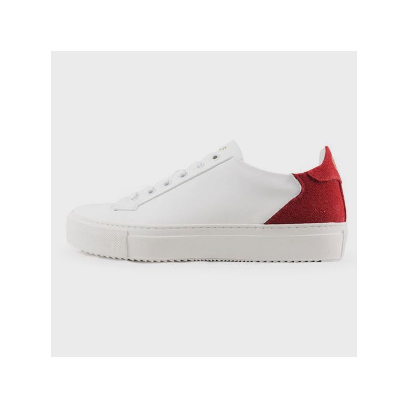 Subtle - Epsilon Blanco Rosso, vegane Schuhe für Frauen