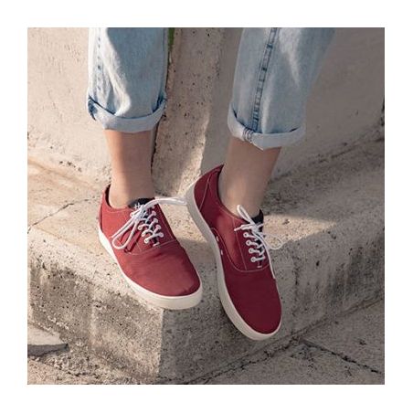 Ahimsa - Wave Red, vegane Schuhe für Frauen