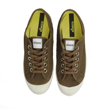 Novesta - Star Master Brown, veganer Sneaker aus Bio-Baumwolle