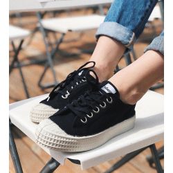 Novesta - Star Master Black, veganer Sneaker aus Bio-Baumwolle