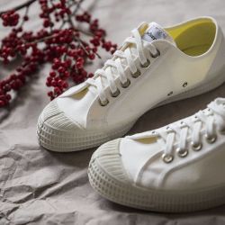 Novesta - Star Master White, veganer Sneaker aus Bio-Baumwolle