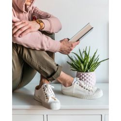 Novesta - Star Master White, veganer Sneaker aus Bio-Baumwolle