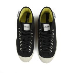 Novesta - Star Dribble Black, veganer Sneaker aus Bio-Baumwolle