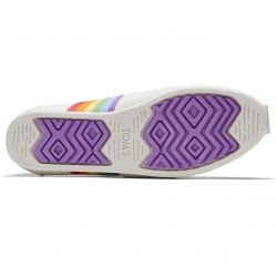 Toms - White Unity Rainbow Alpargata, vegane Schuhe