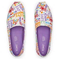 Toms - Multi Unity Love Wins Alpargata, vegane Schuhe