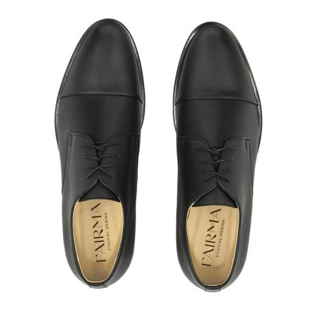 Henry Cross Black, vegane Business-Schuhe