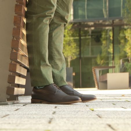 Henry Cross Brown, vegane Business-Schuhe