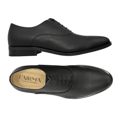 Harry Cross Black, vegane Business-Schuhe