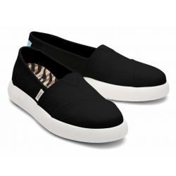 Toms - Mallow Alpargata Black, veganer Slipper