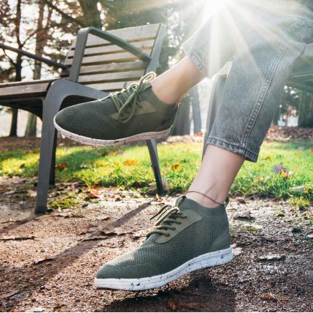 Saola - Mindo Waterproof Olive, Outdoor, veganer Sneaker