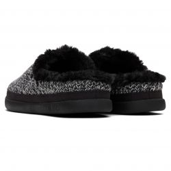 Toms - Black Multi Cozy Slipper, nachhaltige Hausschuhe (vegan)