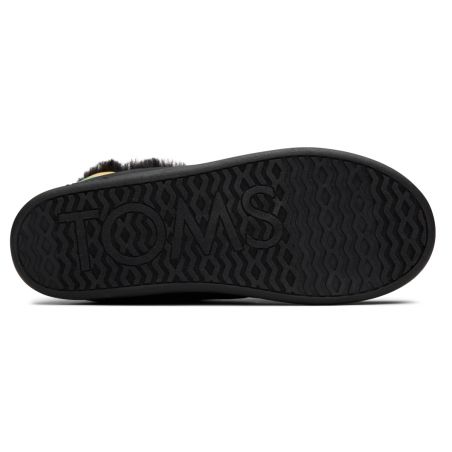 Toms - Black Matte Woven Rainbow, nachhaltige Hausschuhe (vegan)