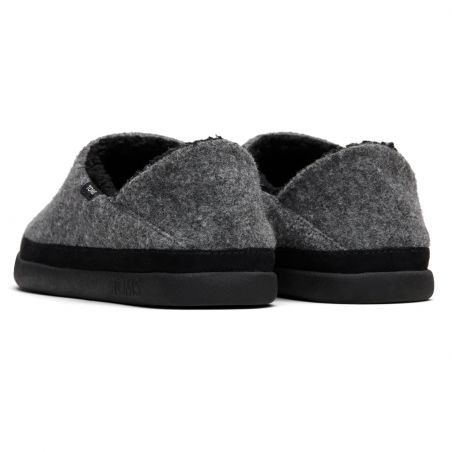 Toms - Smoke Grey TwoTone Felt, nachhaltige Hausschuhe (vegan)