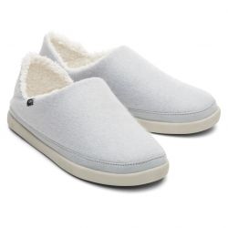 Toms - Mid Grey TwoTone Felt, nachhaltige Hausschuhe (vegan)