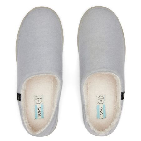 Toms - Mid Grey TwoTone Felt, nachhaltige Hausschuhe (vegan)