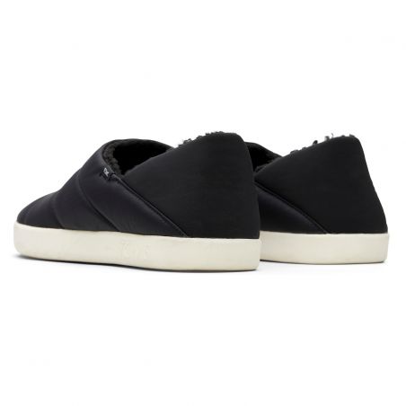 Toms - Black Berkeley Slipper, nachhaltige Hausschuhe (vegan)