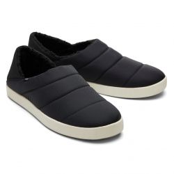 Toms - Black Berkeley Slipper, nachhaltige Hausschuhe (vegan)