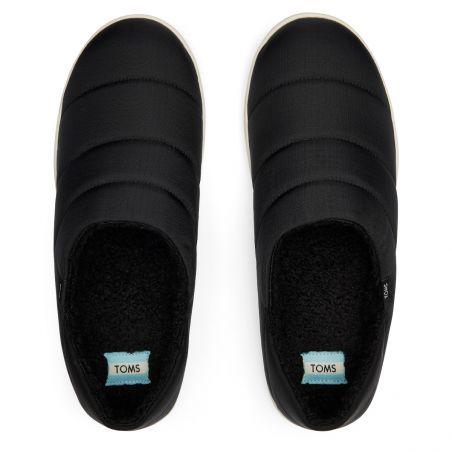 Toms - Black Berkeley Slipper, nachhaltige Hausschuhe (vegan)