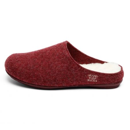 Grand Step Shoes - Homeslipper Bordo, vegane Hausschuhe