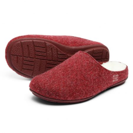 Grand Step Shoes - Homeslipper Bordo, vegane Hausschuhe