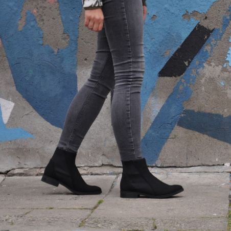 Fairma - Jane Black, vegane Chelsea Boots