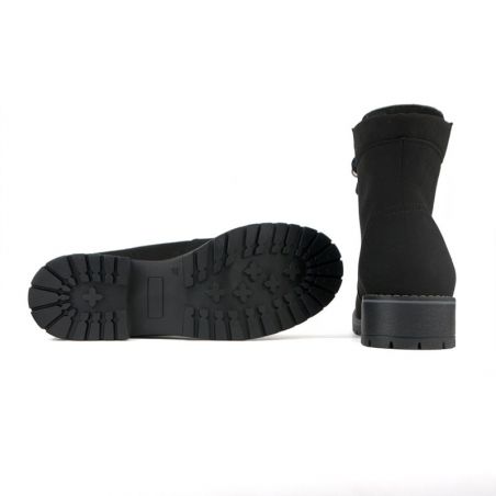 Fairma - Guss Black gefüttert, vegane Stiefel