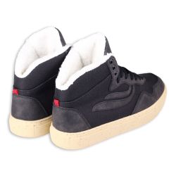 Genesis - Soley Mid Black gefüttertl, veganer Sneaker