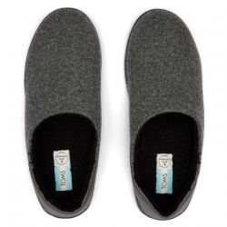 Toms - Ezra Grey Tone Felt, veganer und nachhaltiger Hausschuh