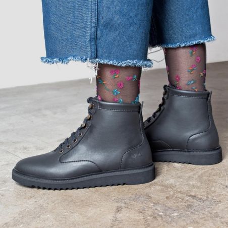 Ekn - Desert Ripple Black, veganer Boot