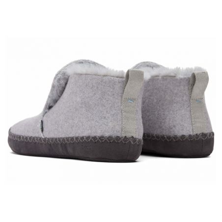 Toms - Nahla Slipper Grey, nachhaltige und vegane Hausschuhe