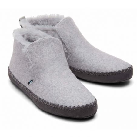 Toms - Nahla Slipper Grey, nachhaltige und vegane Hausschuhe