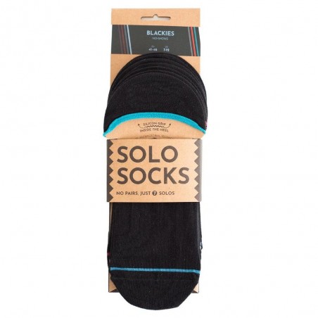 Solosocks - Blackies No-Shows, vegane Socken