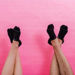 Solosocks - Blackies No-Shows, vegane Socken