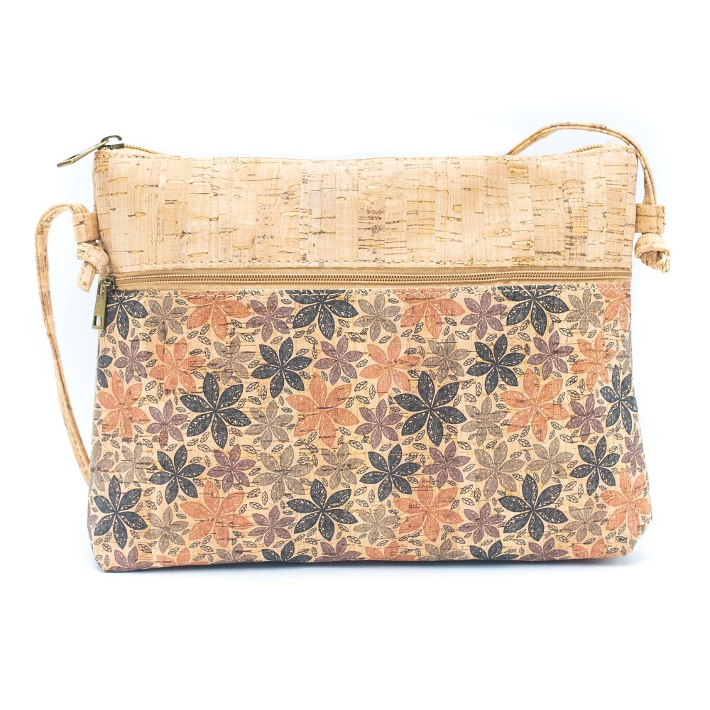 Paula Flowers Cork Bag, vegane Tasche