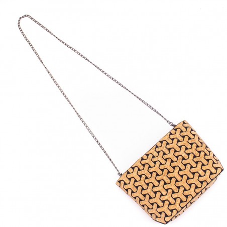 Natural Cork Bag Geometric, vegane Tasche