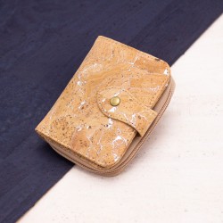 Silver Cork Wallet Small, vegane Geldbörse