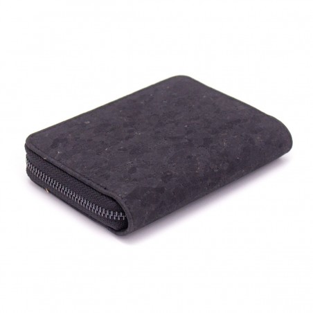 Black Cork Wallet Small, vegane Geldbörse