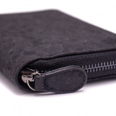 Black Cork Wallet Small, vegane Geldbörse