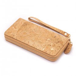 Natural Cork Gold Women Wallet, vegane Geldbörse