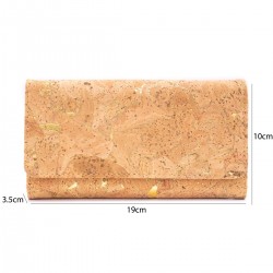 Natural Cork Silver Women Wallet, veganer Geldbeutel