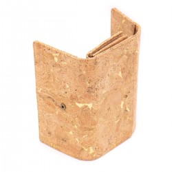 Natural Cork Gold Women Wallet, veganer Geldbeutel