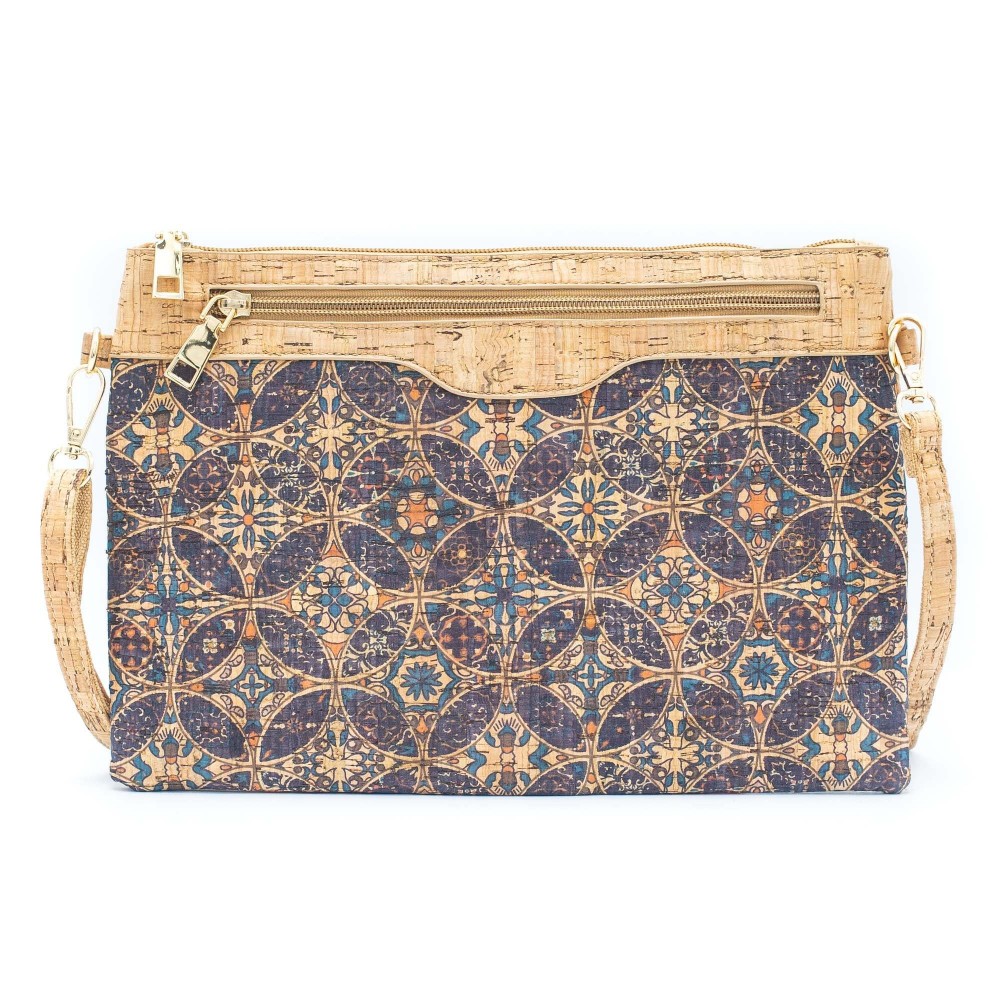 Lina Cork Bag Flowers, vegane Tasche
