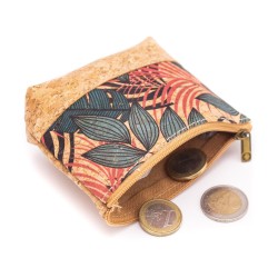 Small Cork Tropic Pocket, veganer Geldbeutel