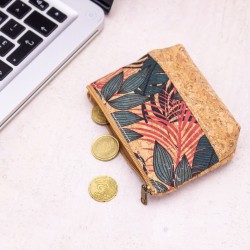 Small Cork Tropic Pocket, veganer Geldbeutel