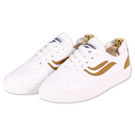 Genesis - G-Daily White/Mustard, nachhaltiger, fairer und veganer Sneaker