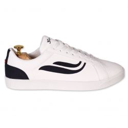 Genesis - G-Helá Cornwaste White/Black, nachhaltiger, fairer und veganer Sneaker